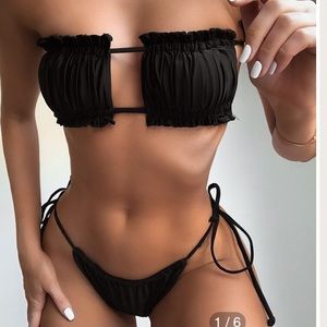 Shein black bikini